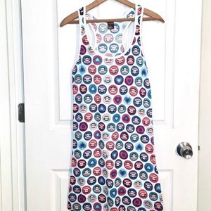 Paul Frank: monkey faces and heart pattern sleepwear (pajamas, nightie) NWOT